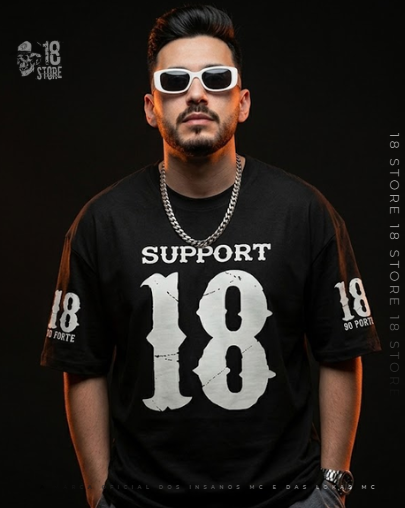 Camiseta - Suporte 18